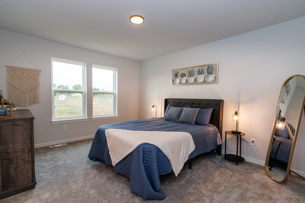 The Birch Master Bedroom by Stepping Stone Homes