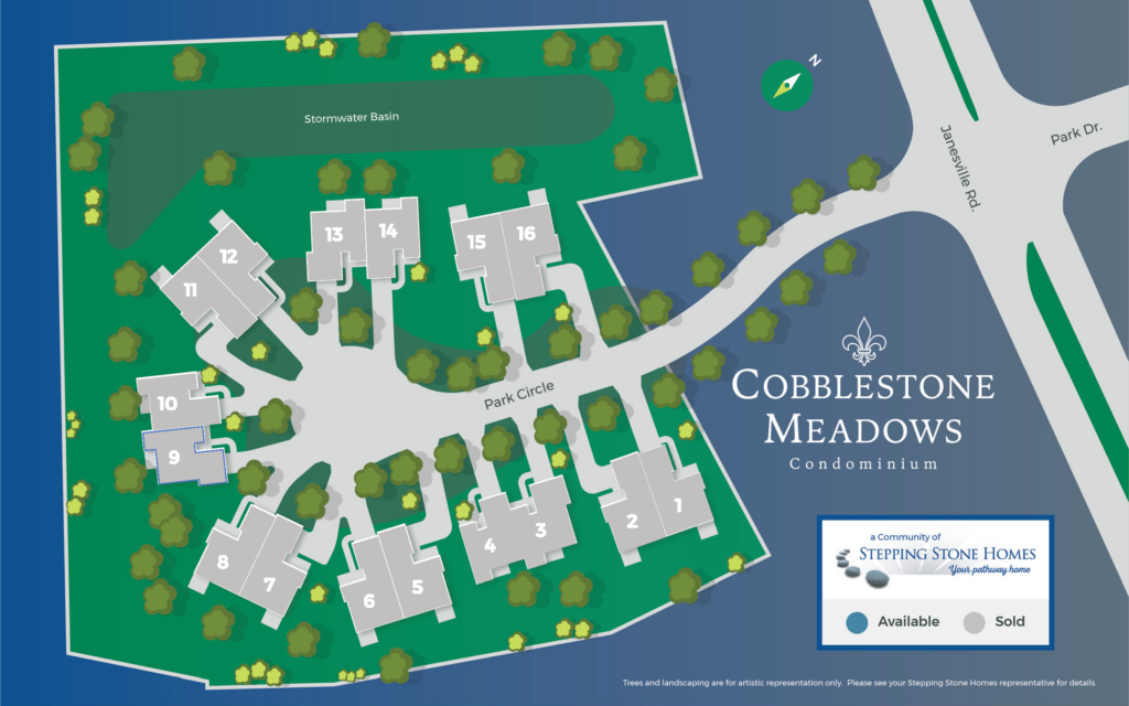 Stepping Stone Homes Cobblestone Meadows Condo Community