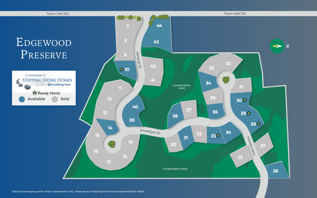 Edgewood Preserve New Home Community Map Menomonee Falls WI