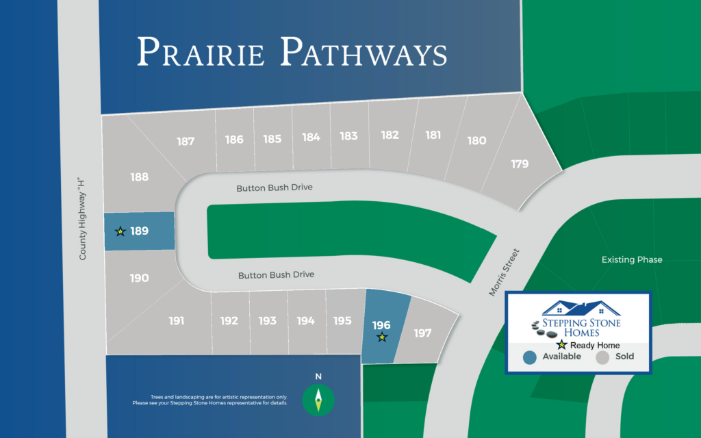 Prairie Pathways New Home Community Map Franksville Wisconsin