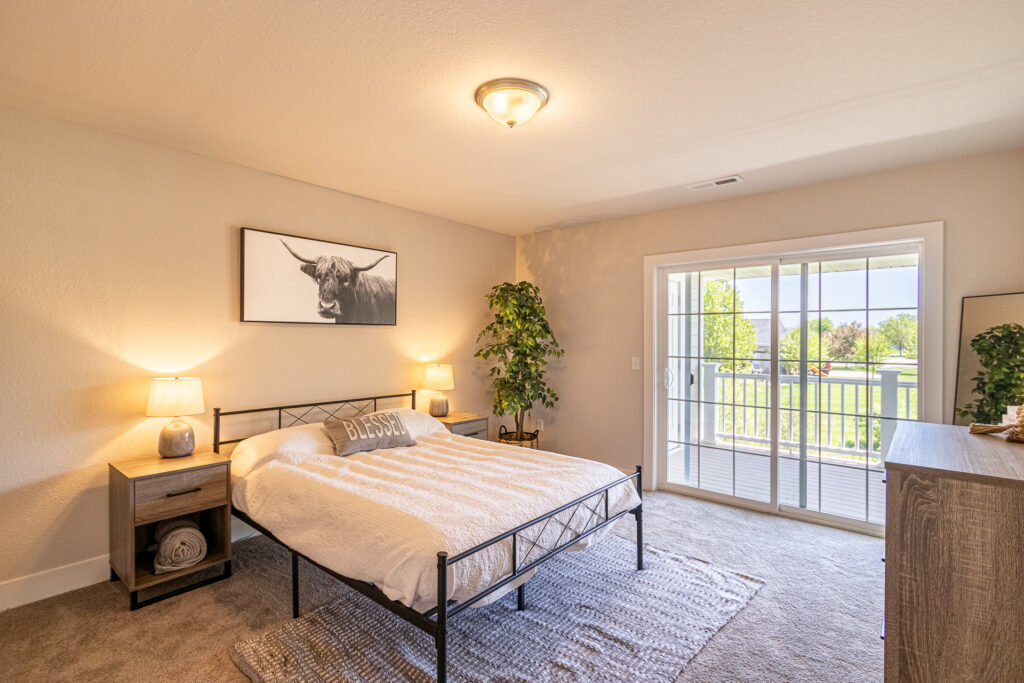 Quiet Meadows Upper Master Bedroom by Stepping Stone Homes