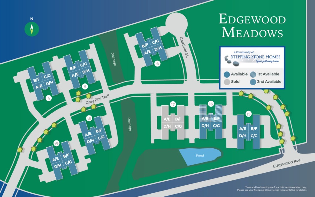 Edgewood Meadows Community Map Stepping Stone Homes