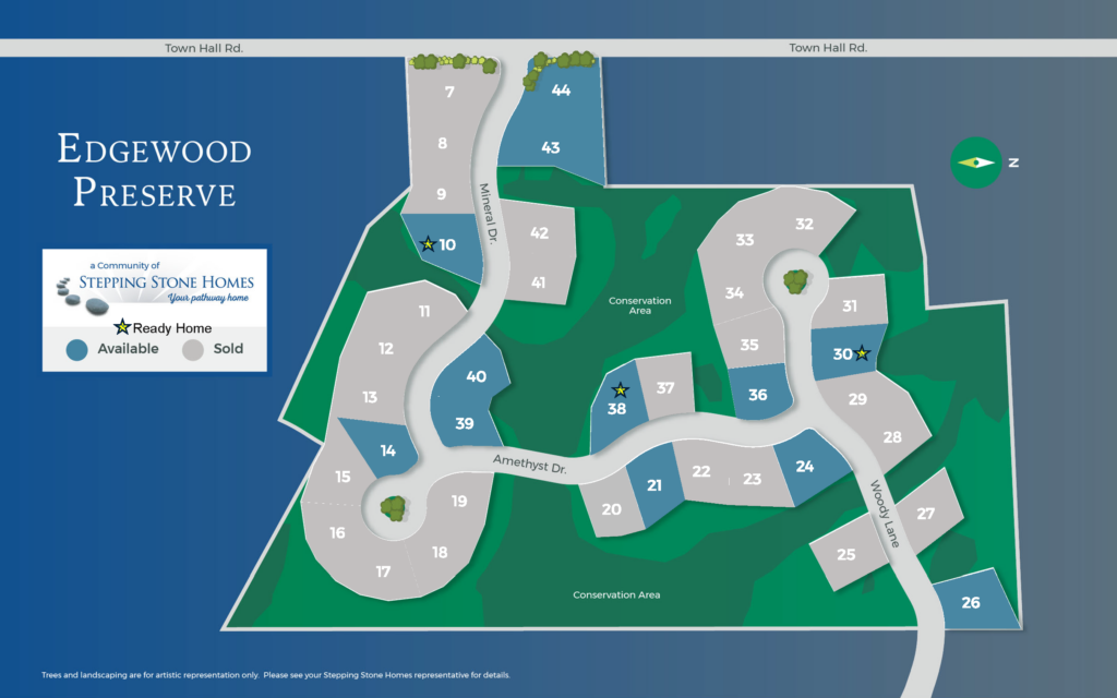 Edgewood Preserve New Home Community Map Menomonee Falls WI