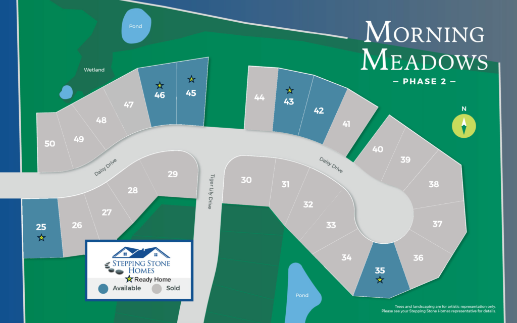 Morning Meadows New Home Community Map Jackson Wisconsin