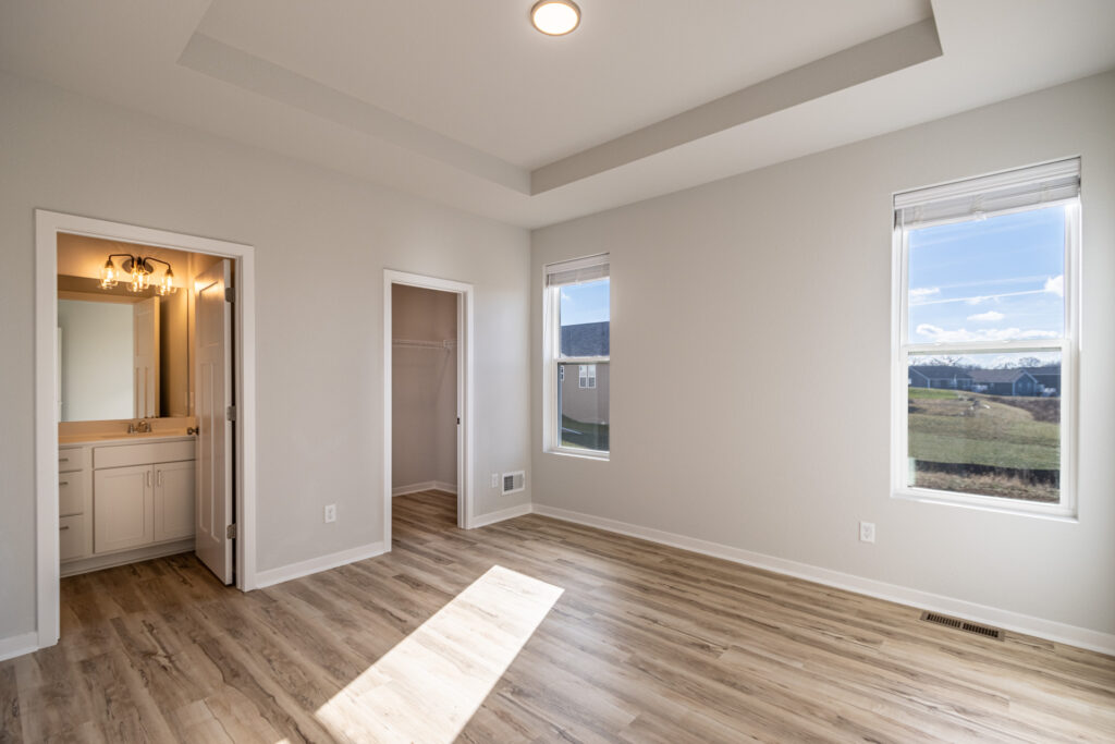 The Ashland Master Bedroom by Stepping Stone Homes