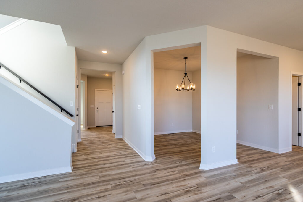 The Prescott Dining Room by Stepping Stone Homes Wisconsin