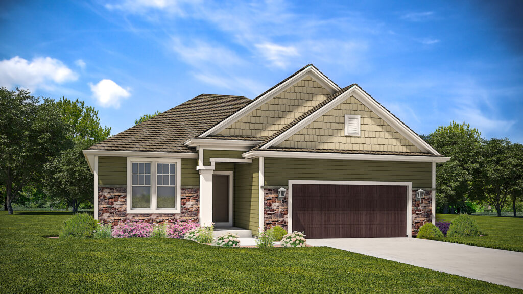 Foxglove Home Model Rendering Stepping Stone Homes Wisconsin