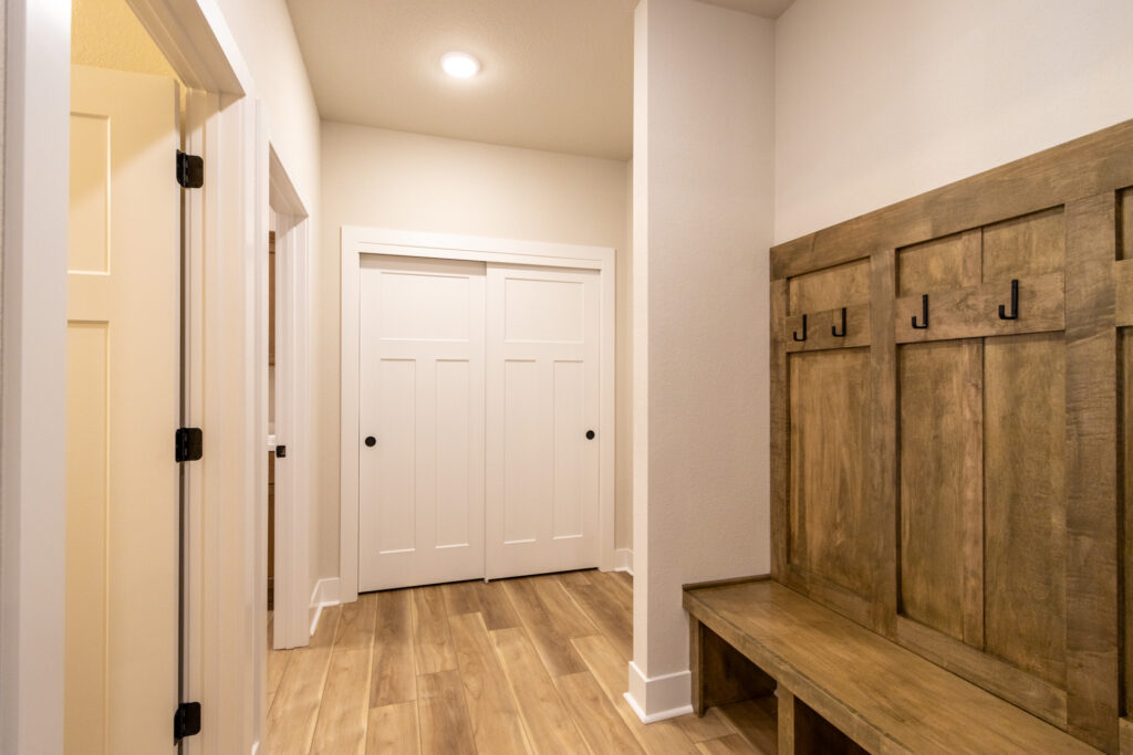 The Lauren Mud Room by Stepping Stone Homes