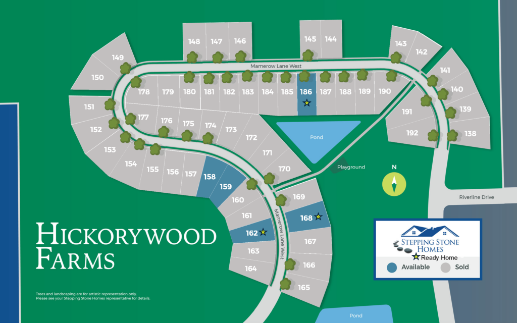 Hickorywood Farms Map New Home Community in Oconomowoc WI by Stepping Stone Homes