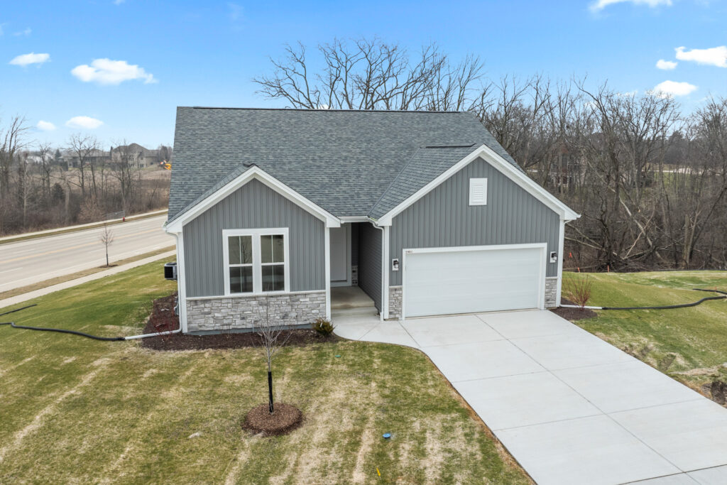 The Madison Exterior by Stepping Stone Homes