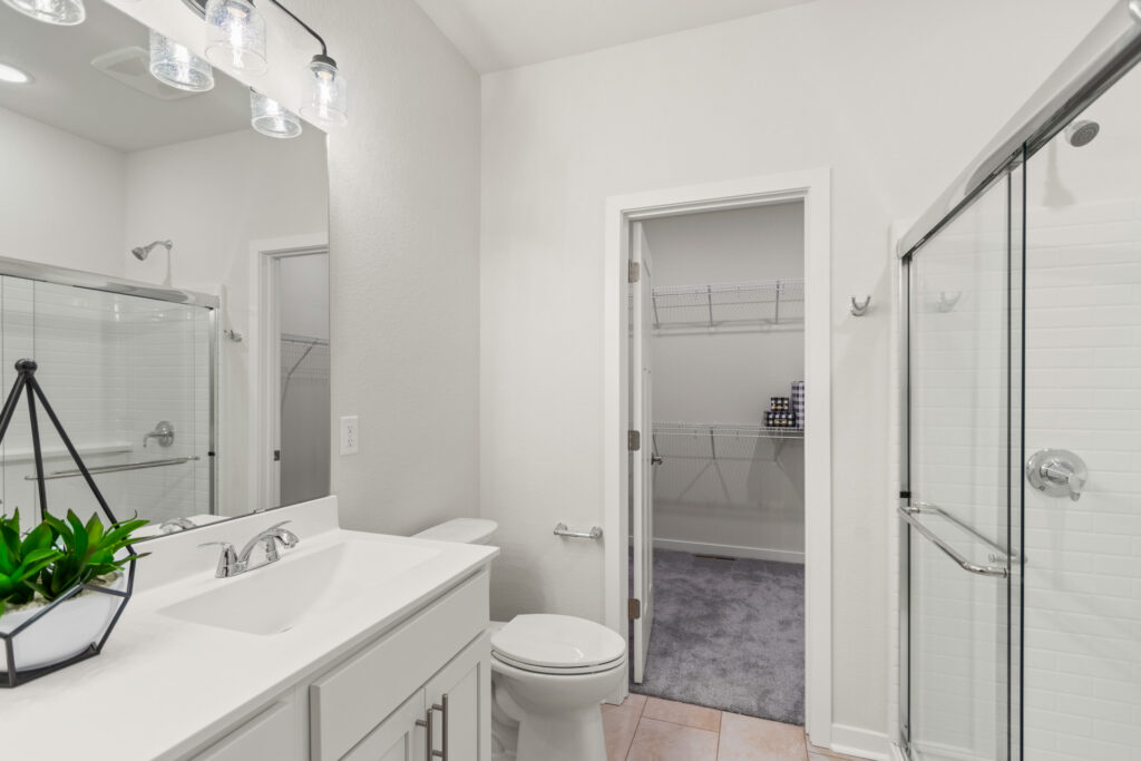 The Madison Master Bathroom By Stepping Stone Homes