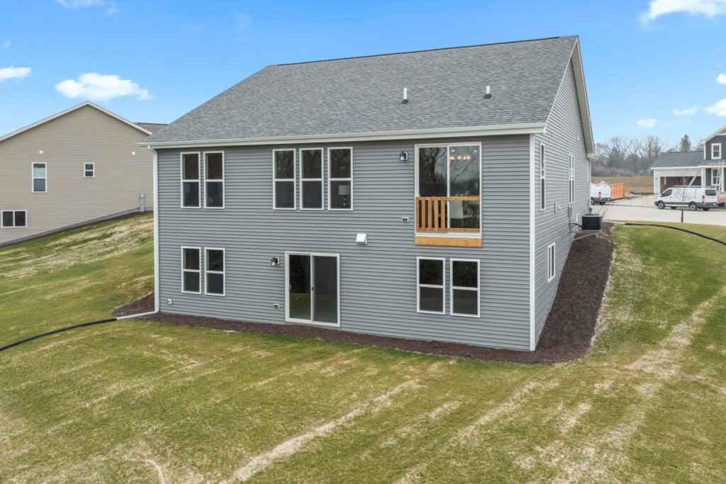 The Madison Rear Exterior By Stepping Stone Homes