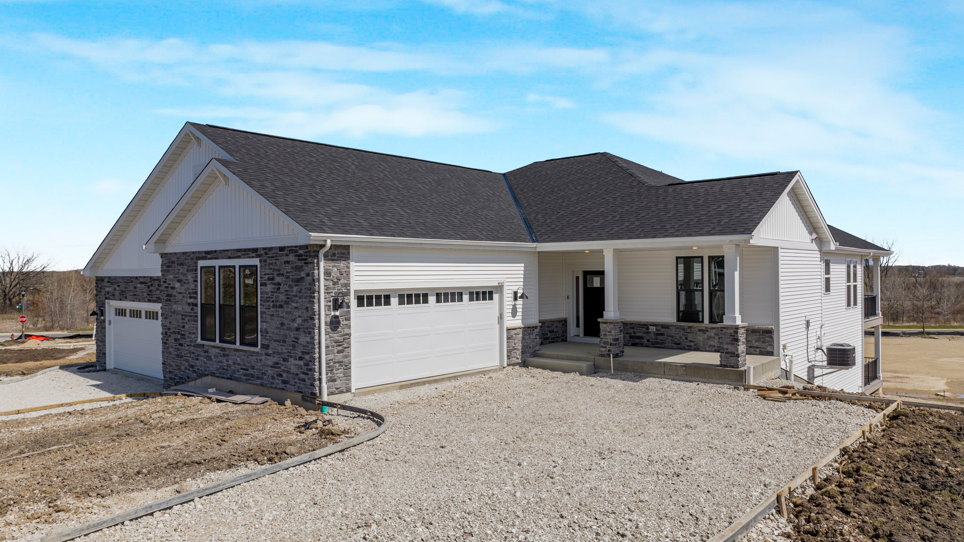 The Juniper Duplex Exterior by Stepping Stone Homes