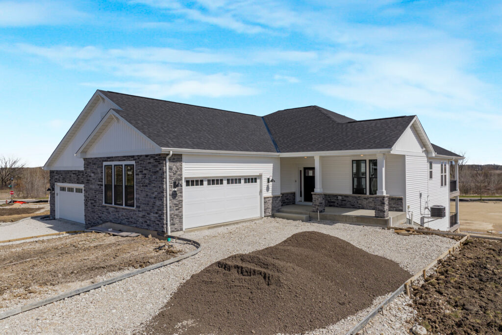 The Juniper Duplex Exterior by Stepping Stone Homes