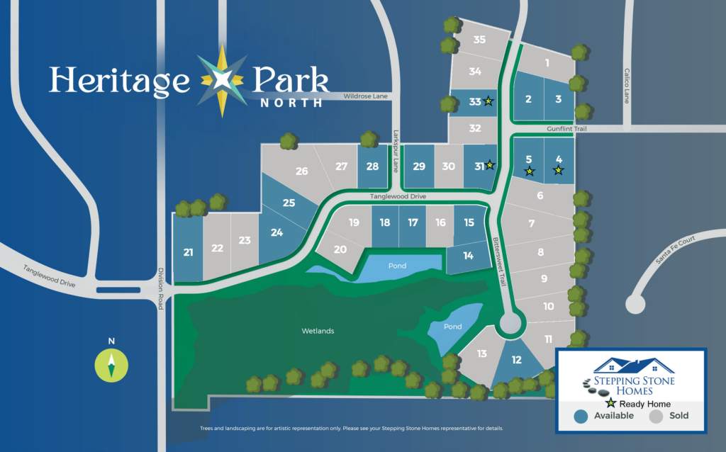 Heritage Park North Map New Home Community in Germantown WI
