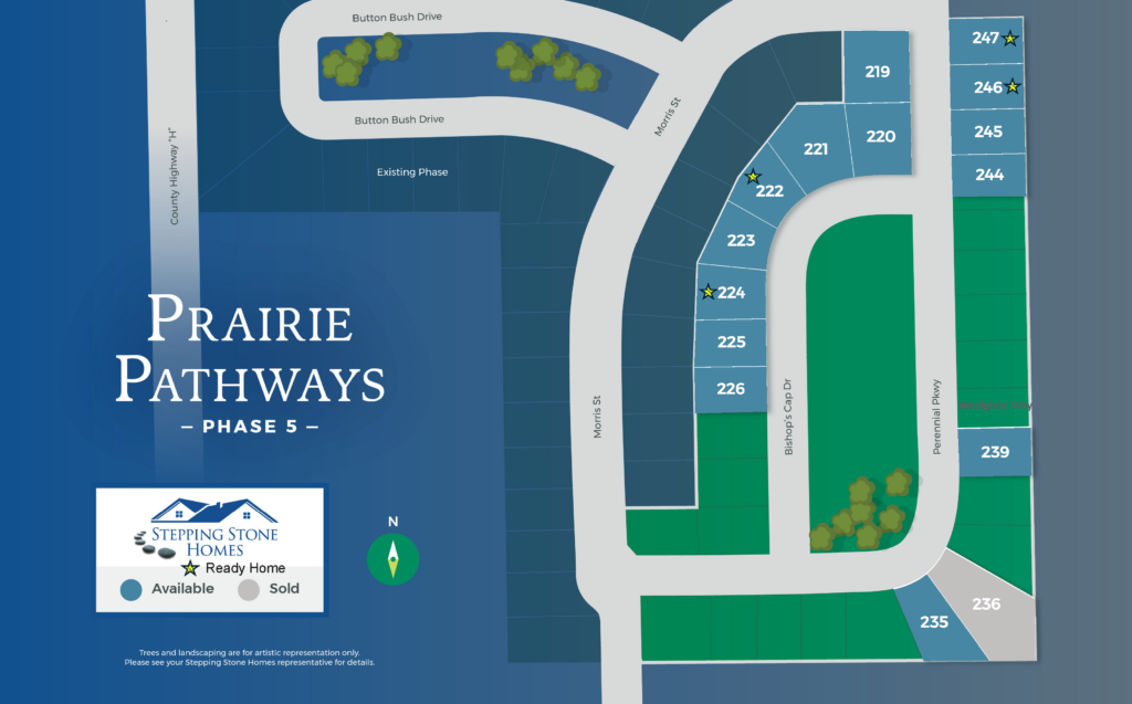 Prairie Pathways New Home Community Map Franksville Wisconsin