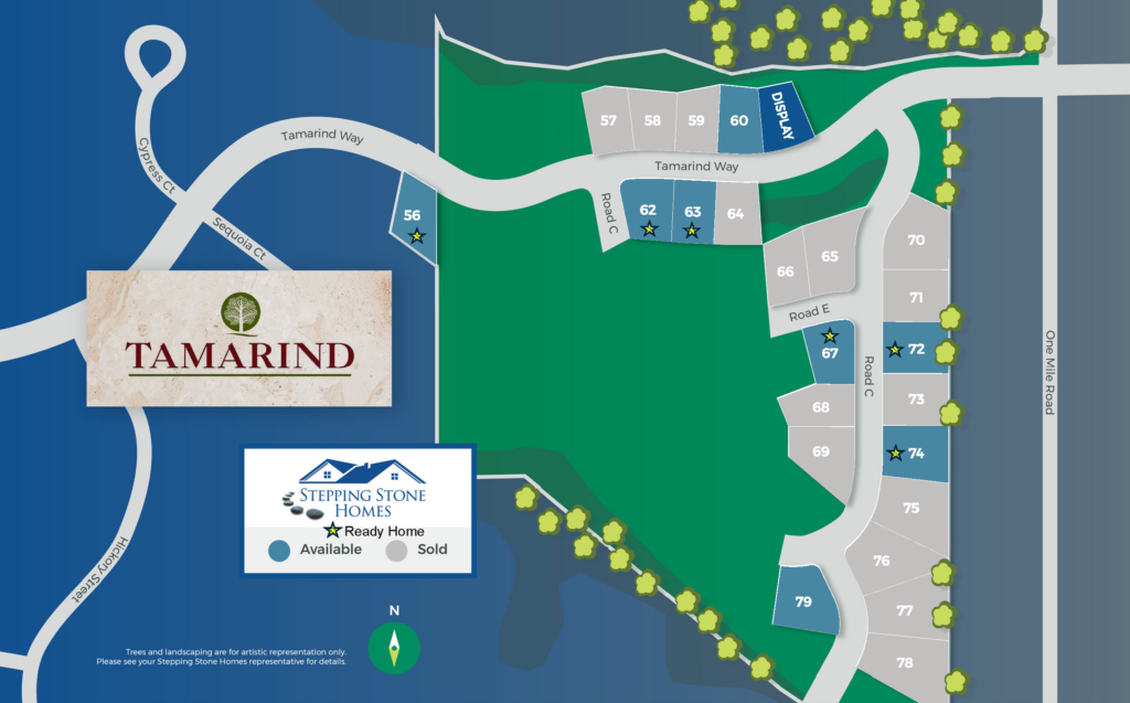 Tamarind Map New Home Community in Menomonee Falls Wisconsin