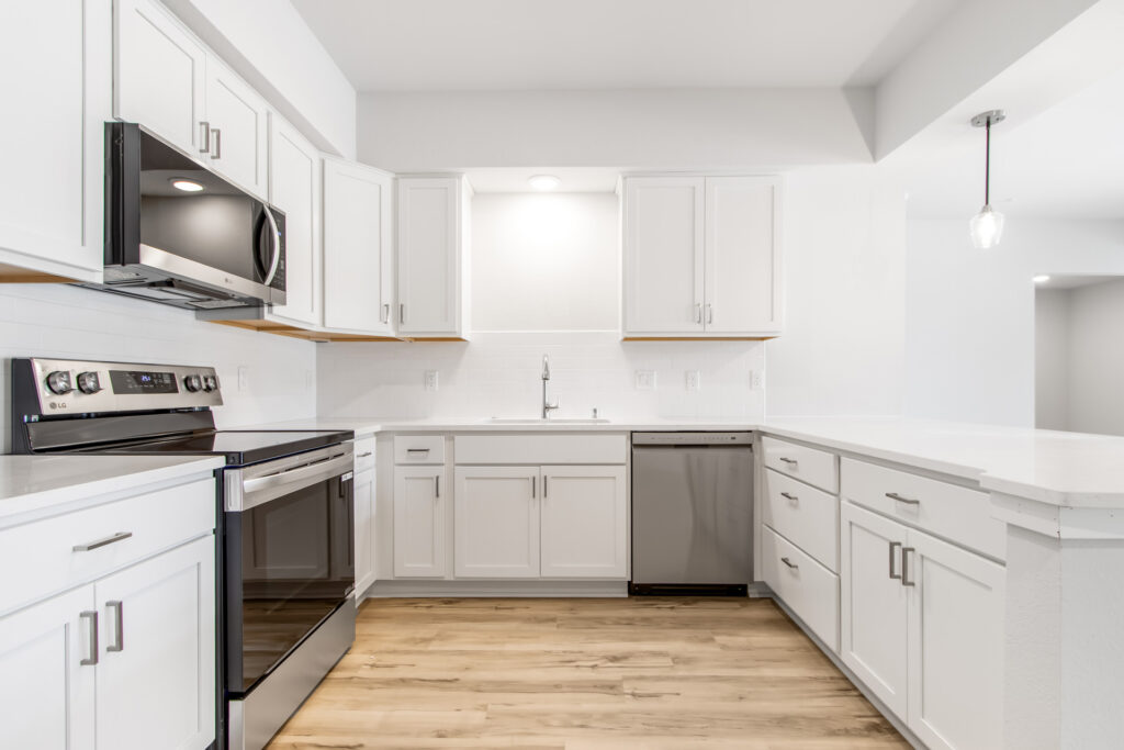 Edgewood Meadows Lower Condo Kitchen by Stepping Stone Homes