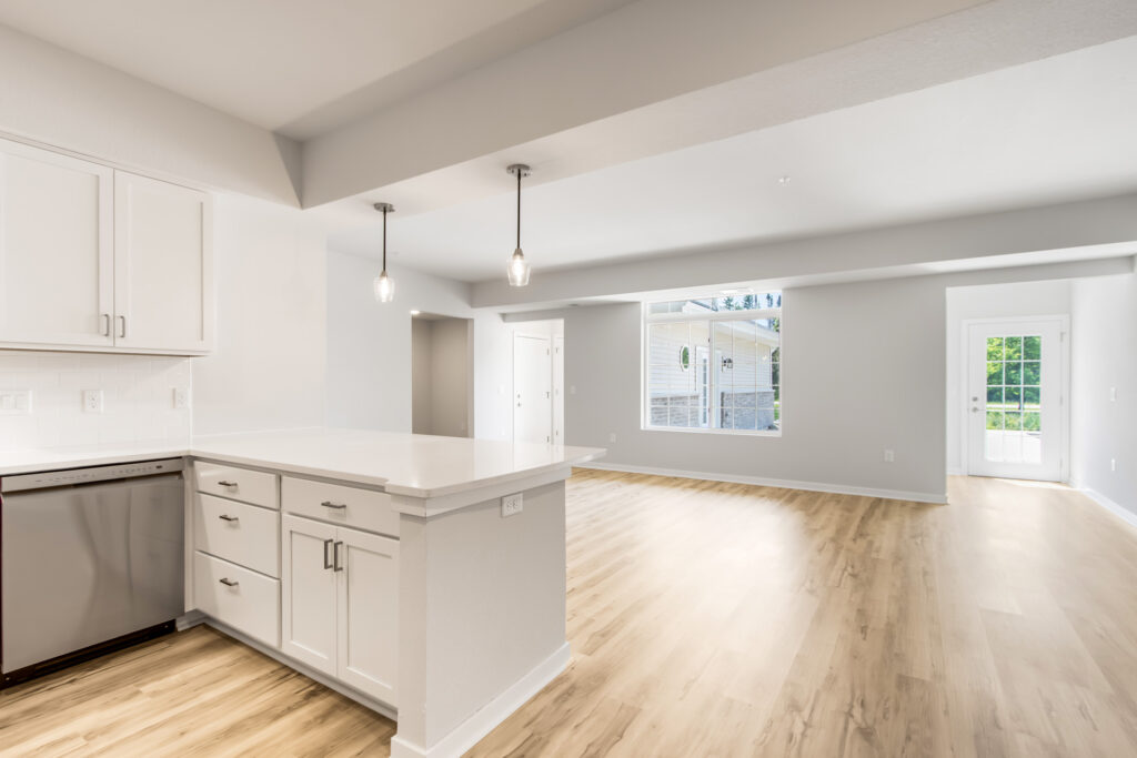 Edgewood Meadows Lower Condo Kitchen by Stepping Stone Homes