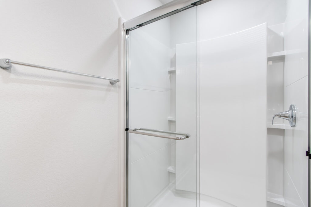 Edgewood Meadows Lower Condo Master Bathroom by Stepping Stone Homes