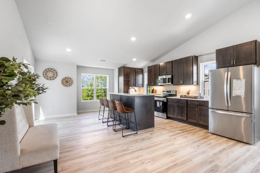 The Seven Pines Condo Kitchen by Stepping Stone Homes