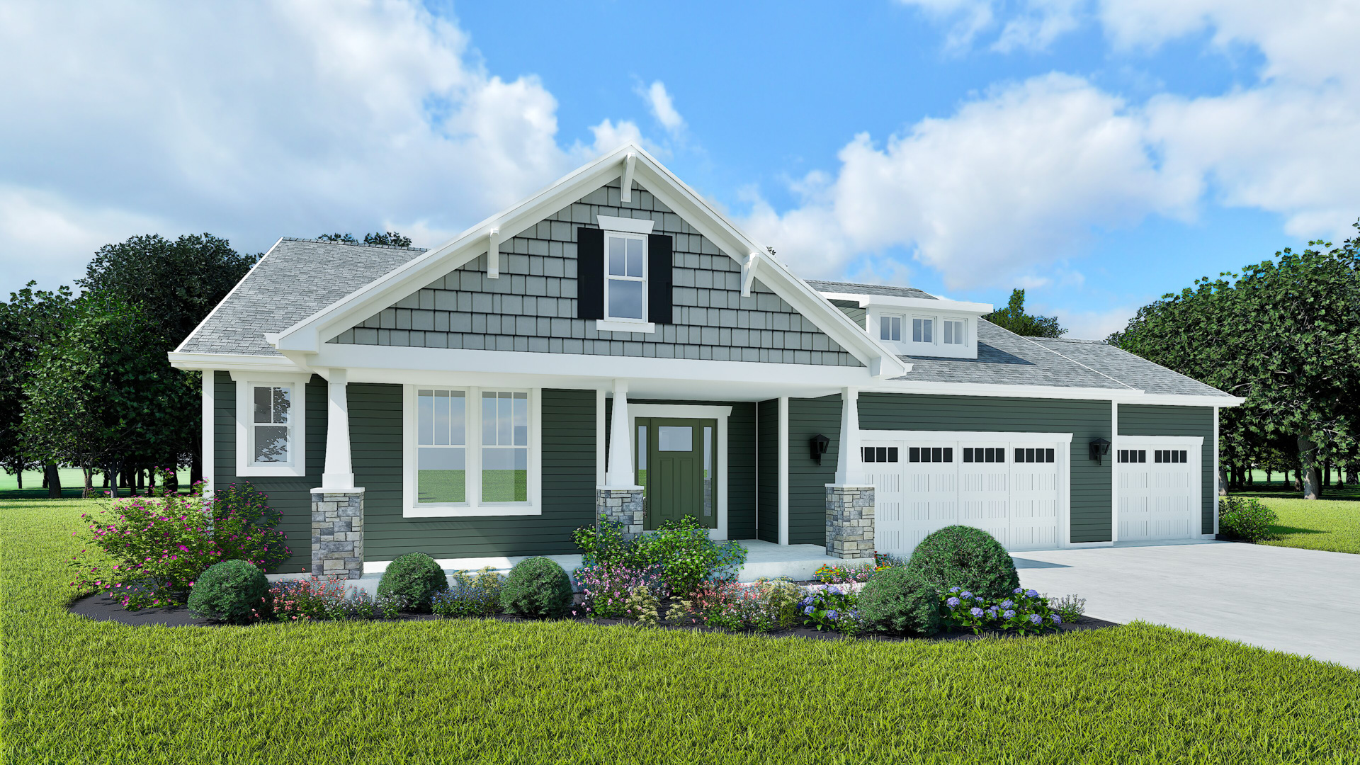 Celeste Home Model Rendering Stepping Stone Homes Wisconsin