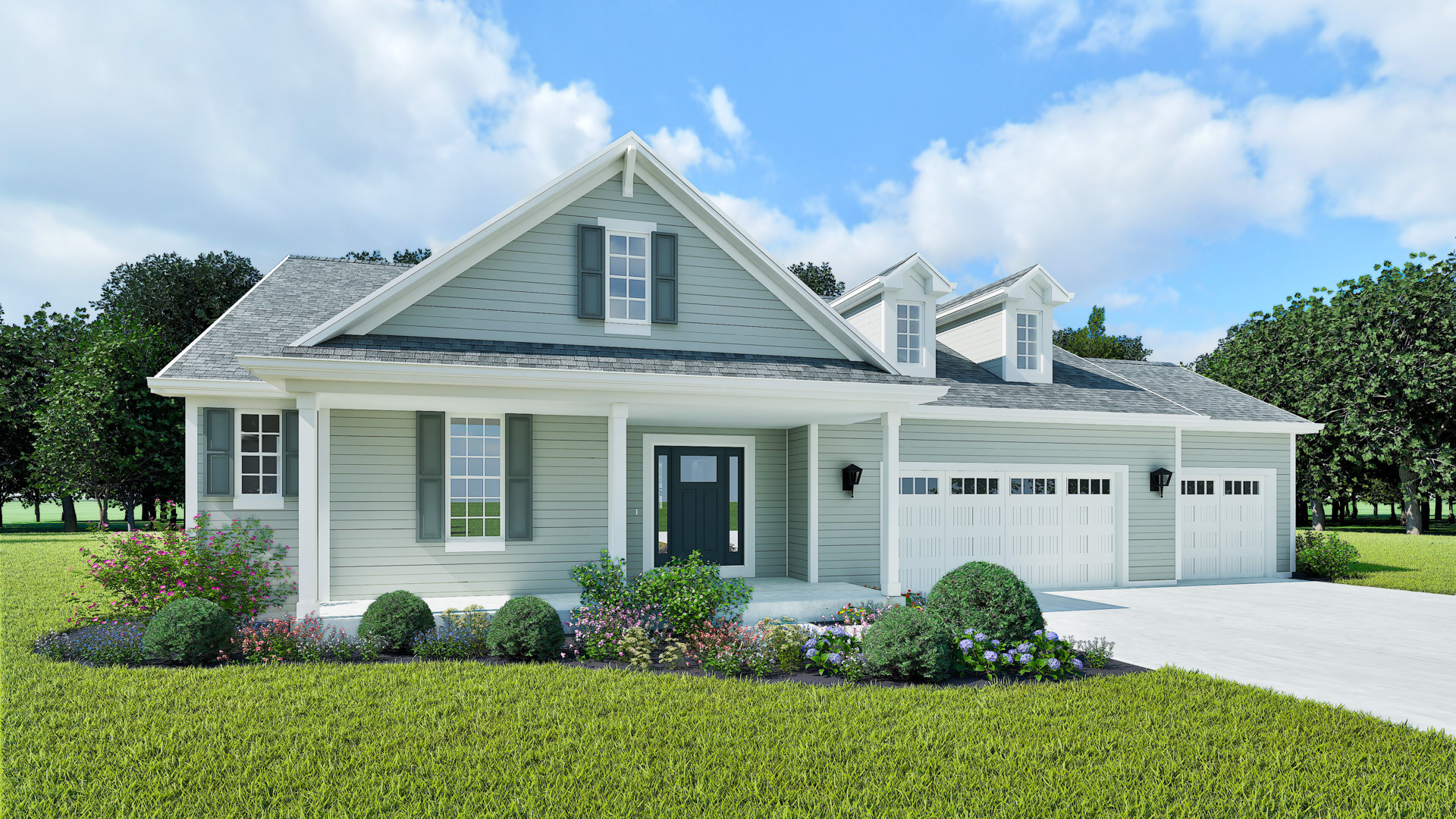 Celeste Home Model Rendering Stepping Stone Homes Wisconsin