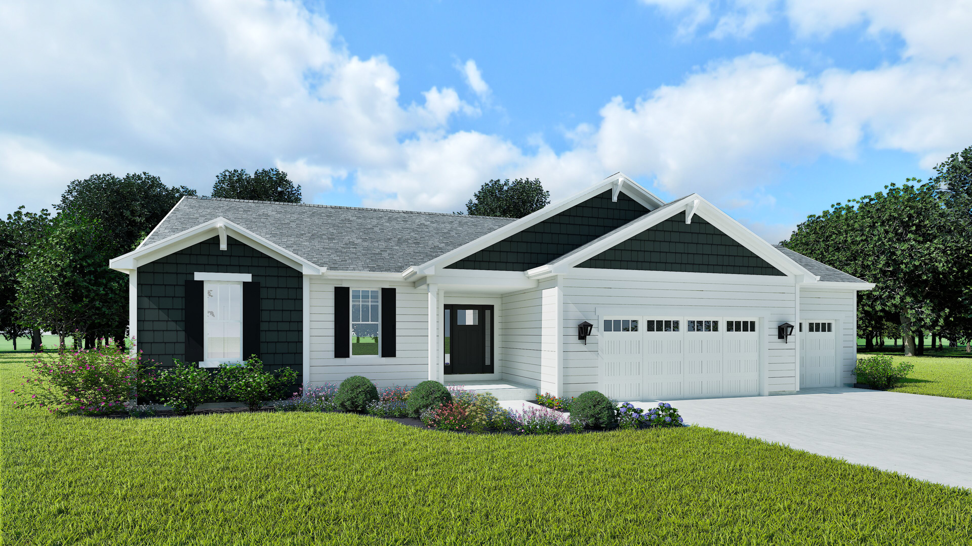 The Eliza Home Model Rendering Stepping Stone Homes