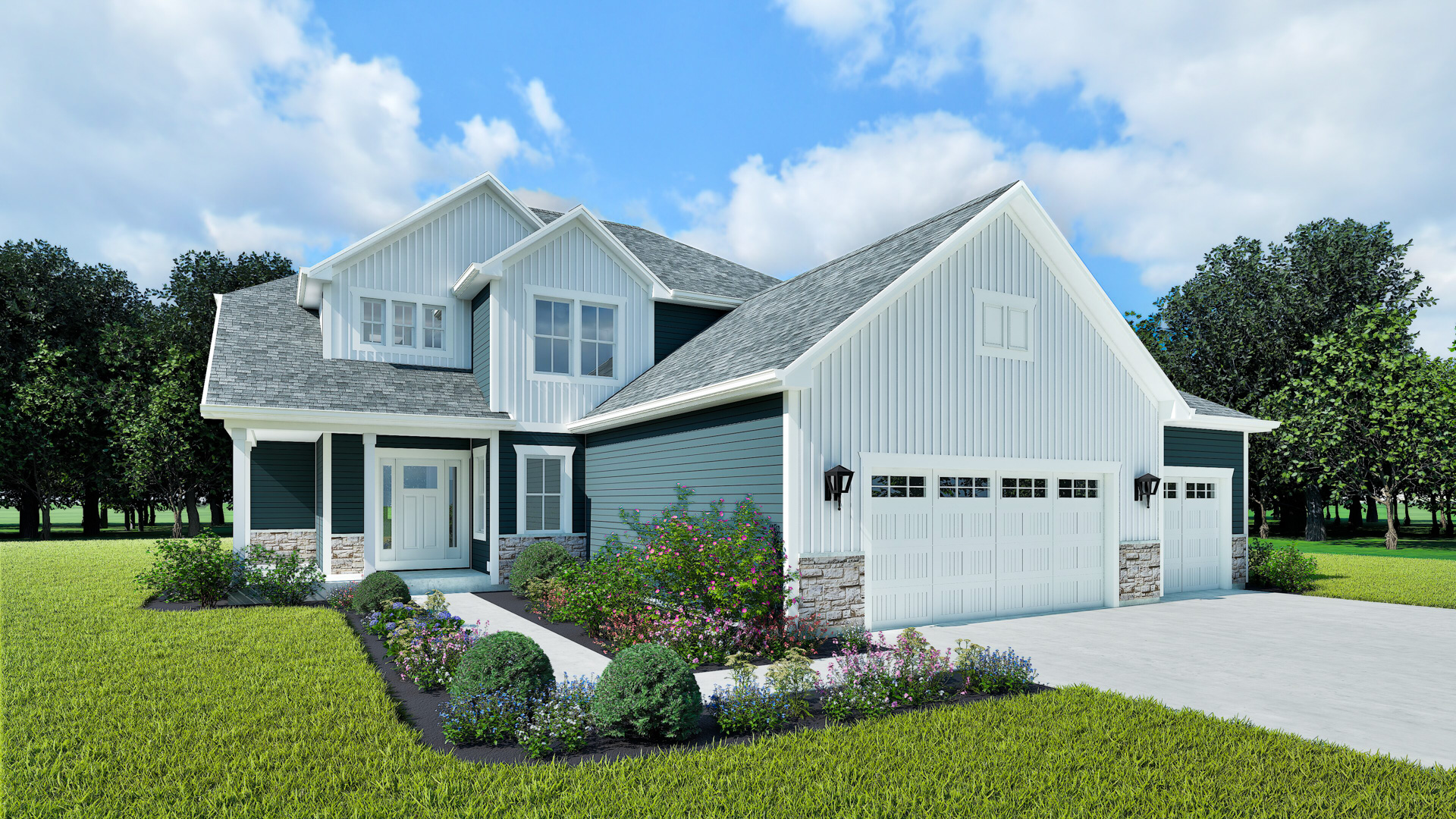 The Isabella Home Model Rendering Stepping Stone Home Wisconsin