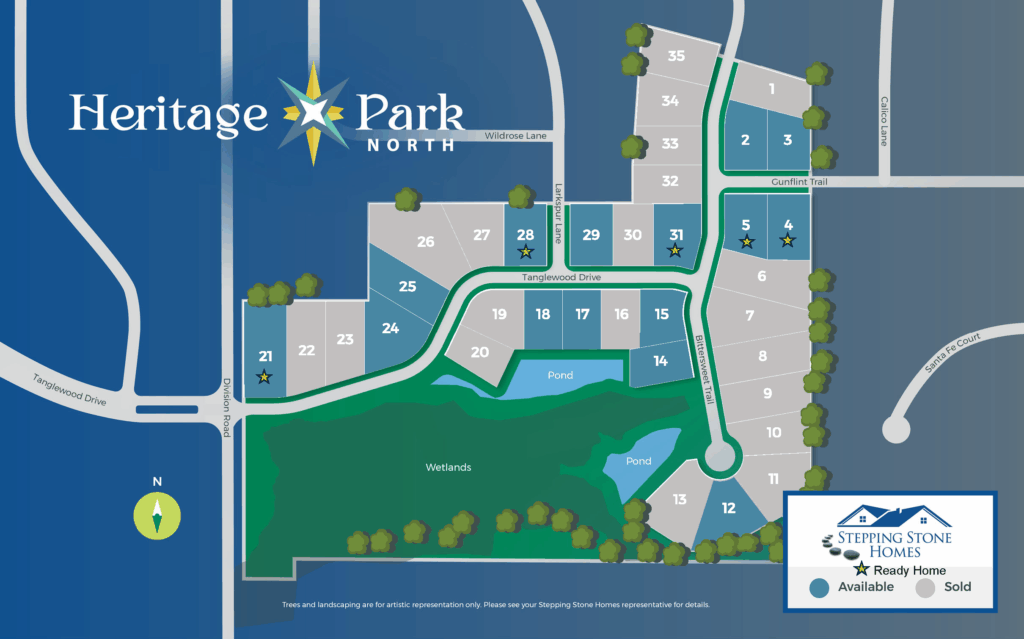 Heritage Park North Map New Home Community in Germantown WI