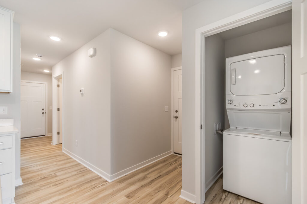 The Cypress Laundry Closet by Stepping Stone Homes
