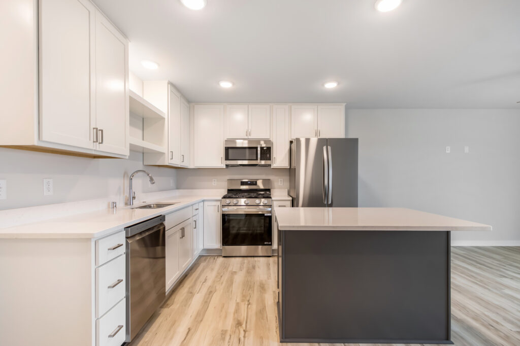 The Pine Kitchen by Stepping Stone Homes