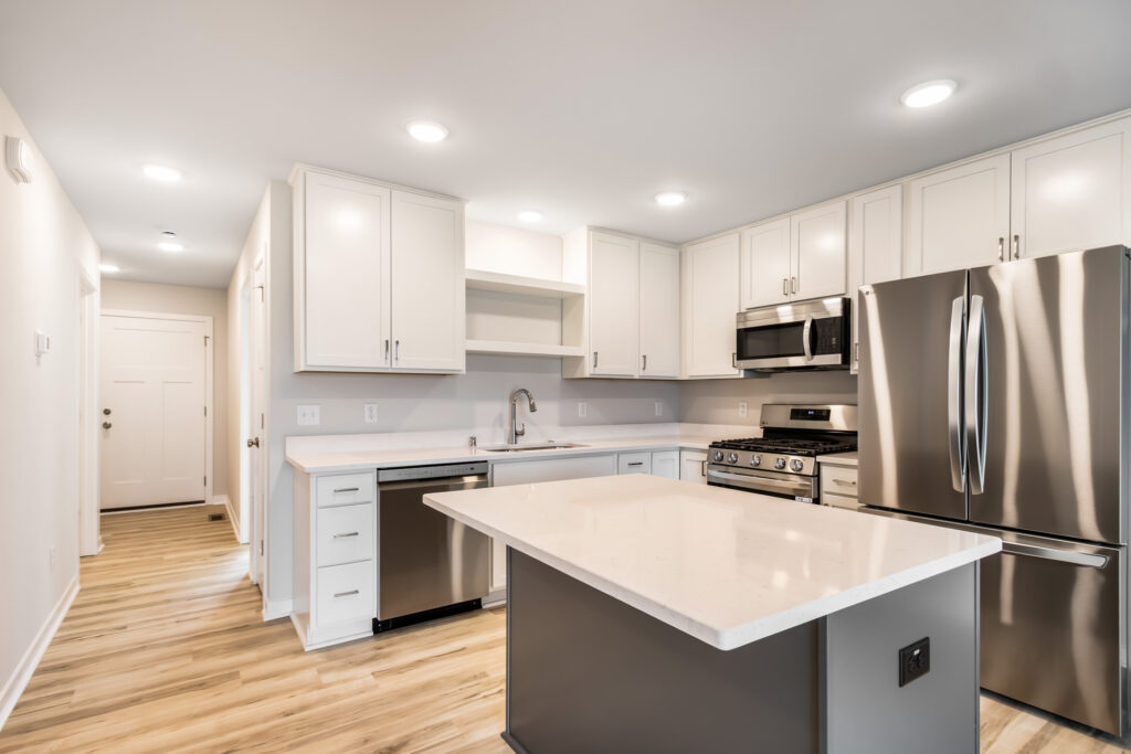 The Pine Kitchen by Stepping Stone Homes