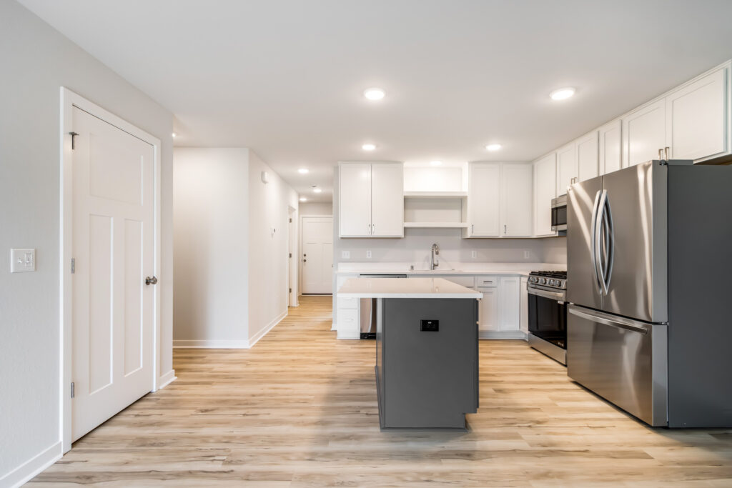 The Pine Kitchen by Stepping Stone Homes