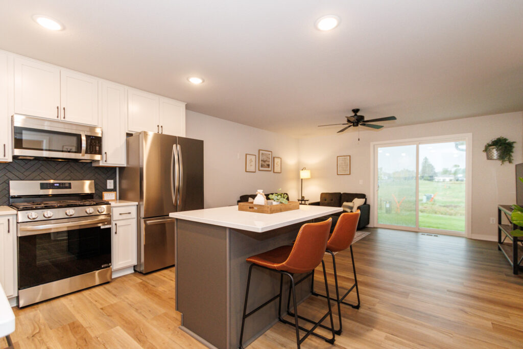 The Linden Kitchen by Stepping Stone Homes