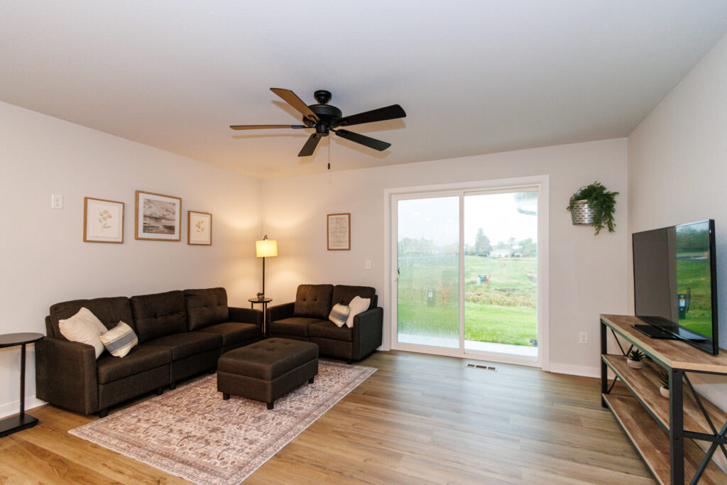 The Linden Great Room by Stepping Stone Homes
