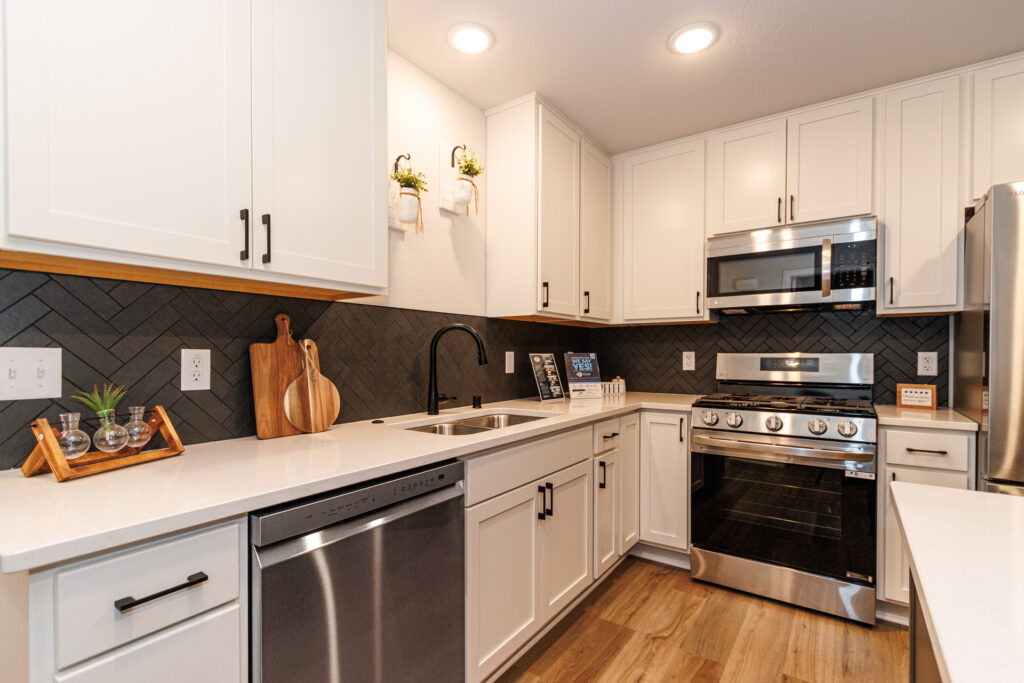 The Linden Kitchen by Stepping Stone Homes