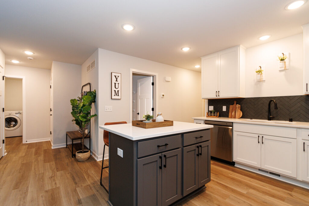 The Linden Kitchen by Stepping Stone Homes