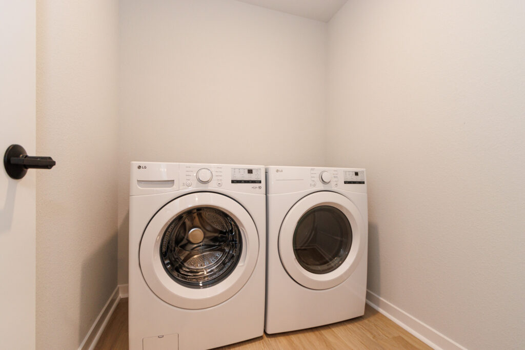 The Birch Laundry Room by Stepping Stone Homes