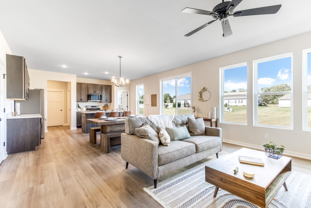 The Geneva Great Room by Stepping Stone Homes