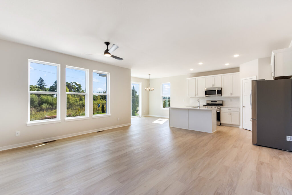 The Ashland Great Room by Stepping Stone Homes