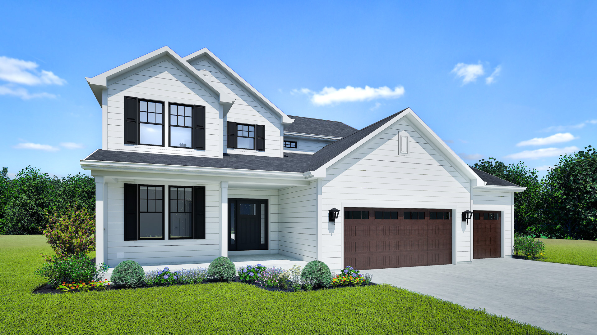 Jude Home Model Rendering Stepping Stone Homes Wisconsin