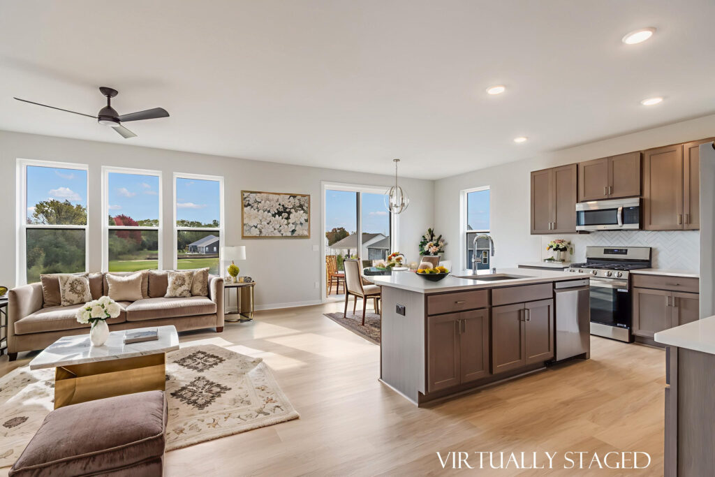 The Madison Great Room by Stepping Stone Homes