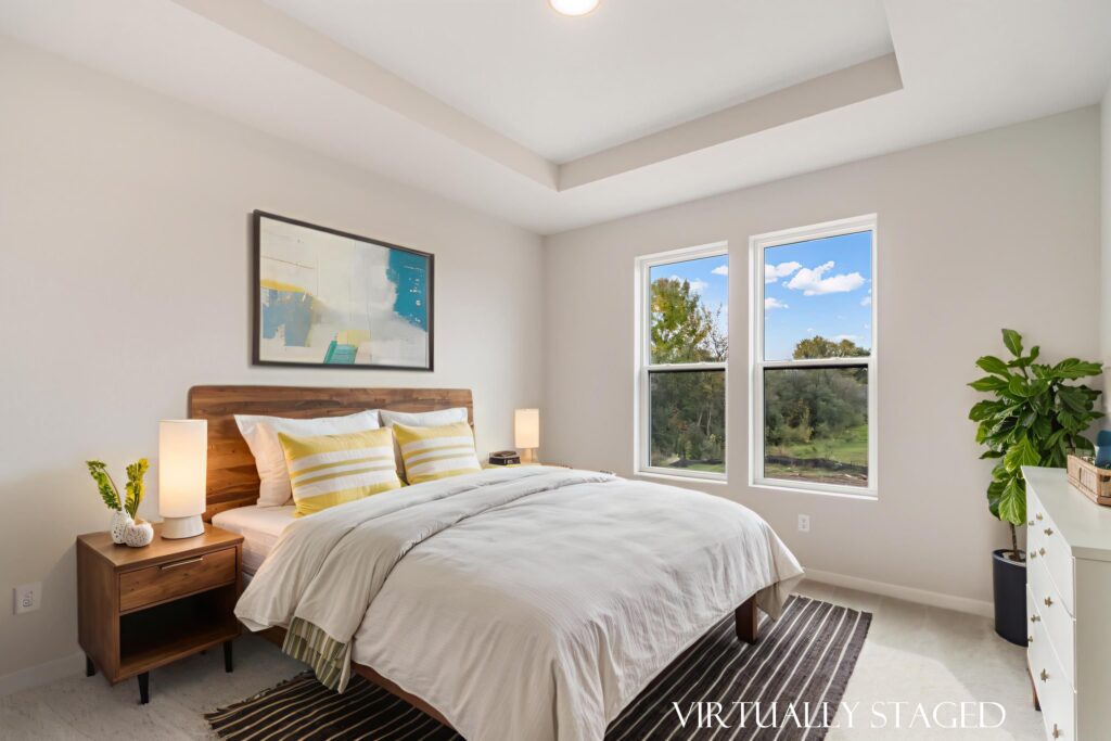 The Madison Master Bedroom by Stepping Stone Homes