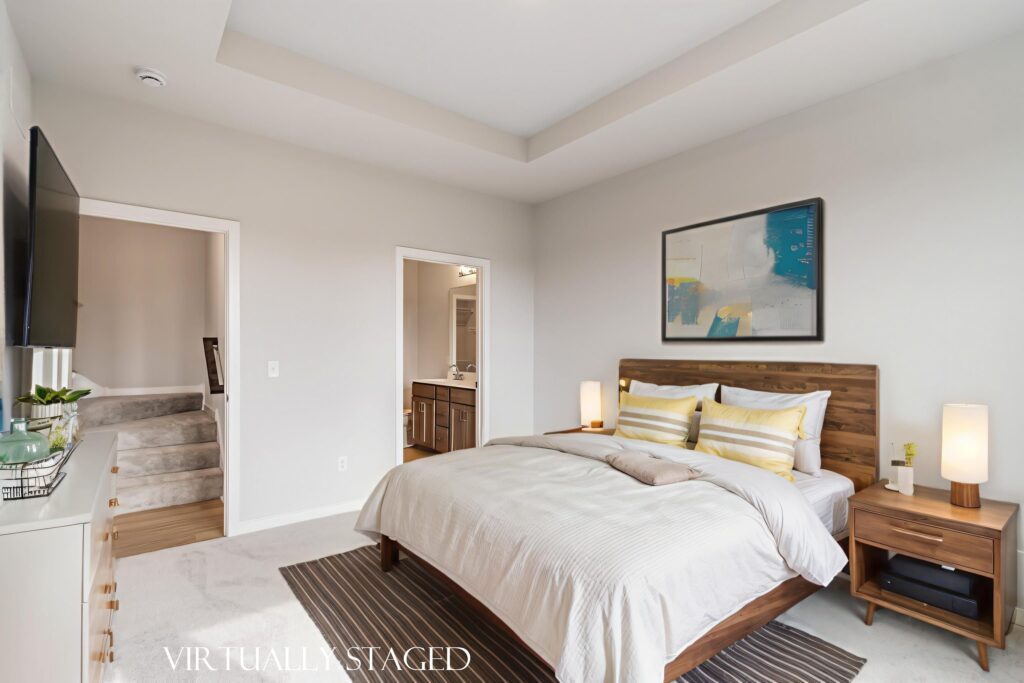 The Madison Master Bedroom by Stepping Stone Homes