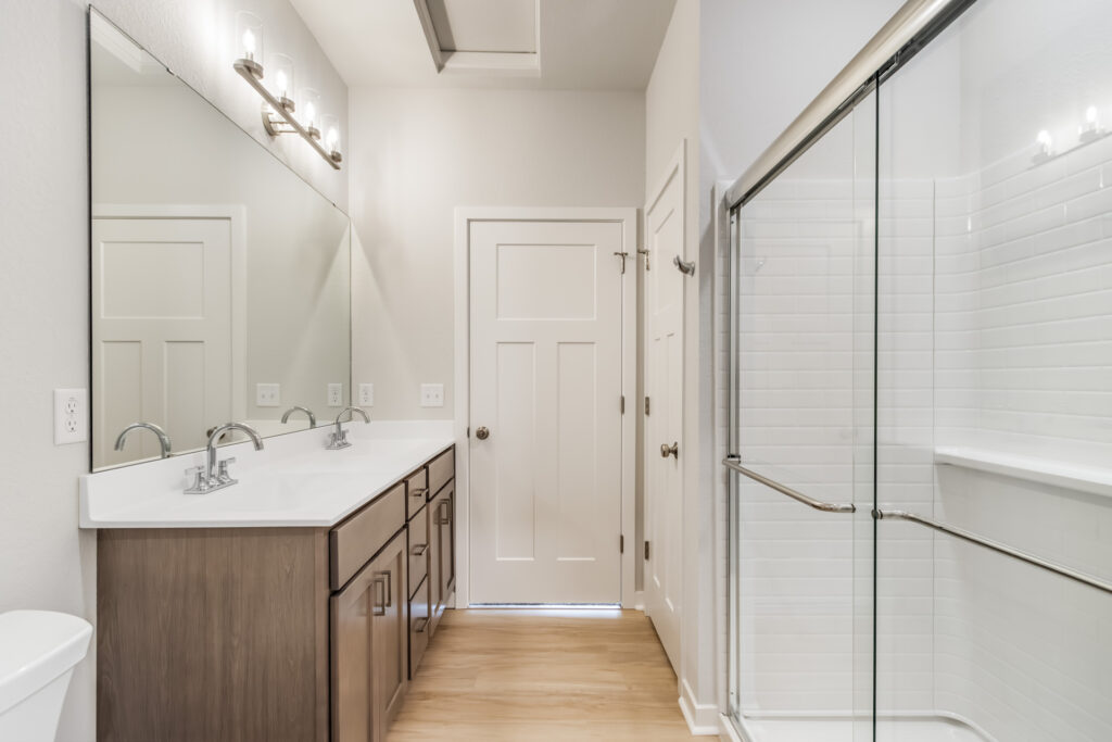 The Madison Bathroom by Stepping Stone Homes