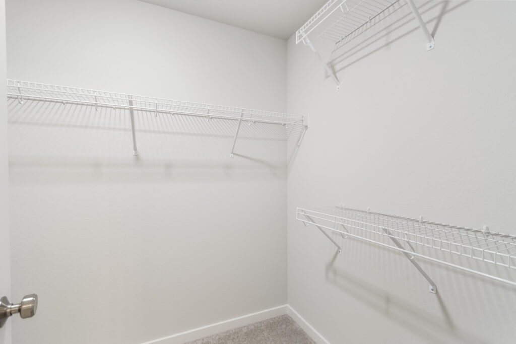 The Madison 2nd Story Walk-In Closet by Stepping Stone Homes