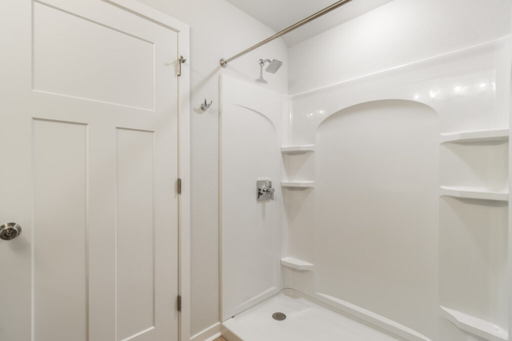 The Madison 2nd Story Bathroom by Stepping Stone Homes