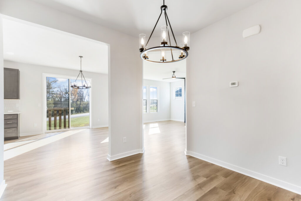 The Prescott Dining Room by Stepping Stone Homes WI