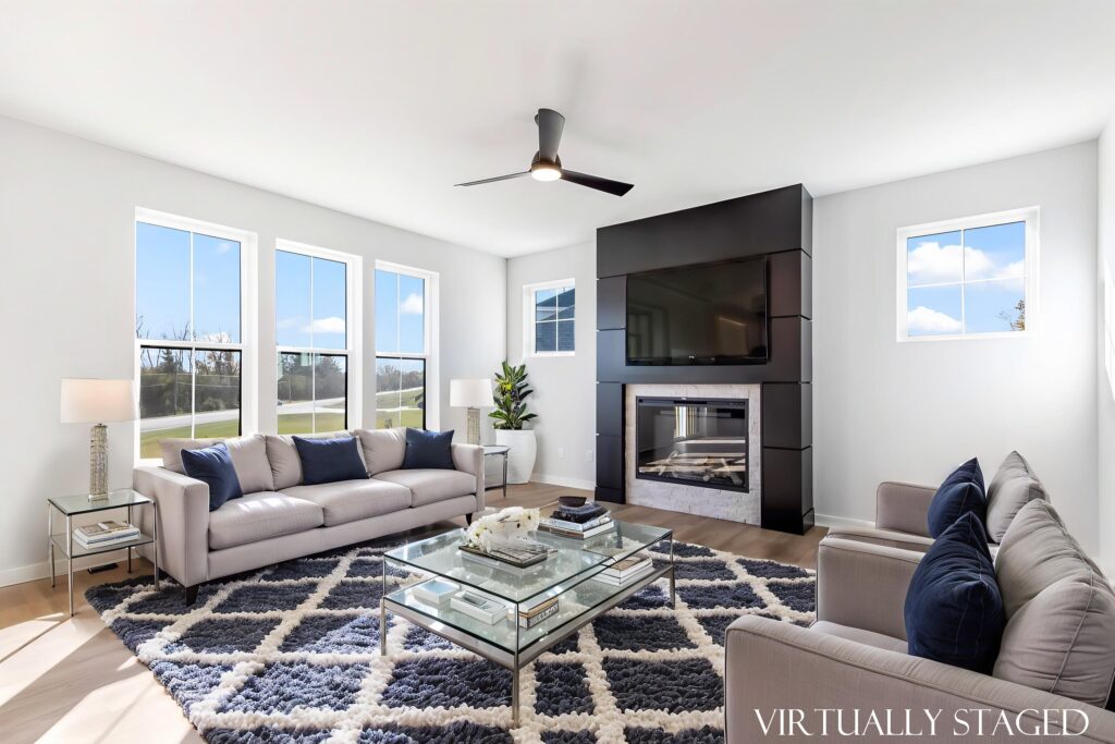 The Prescott Great Room by Stepping Stone Homes WI